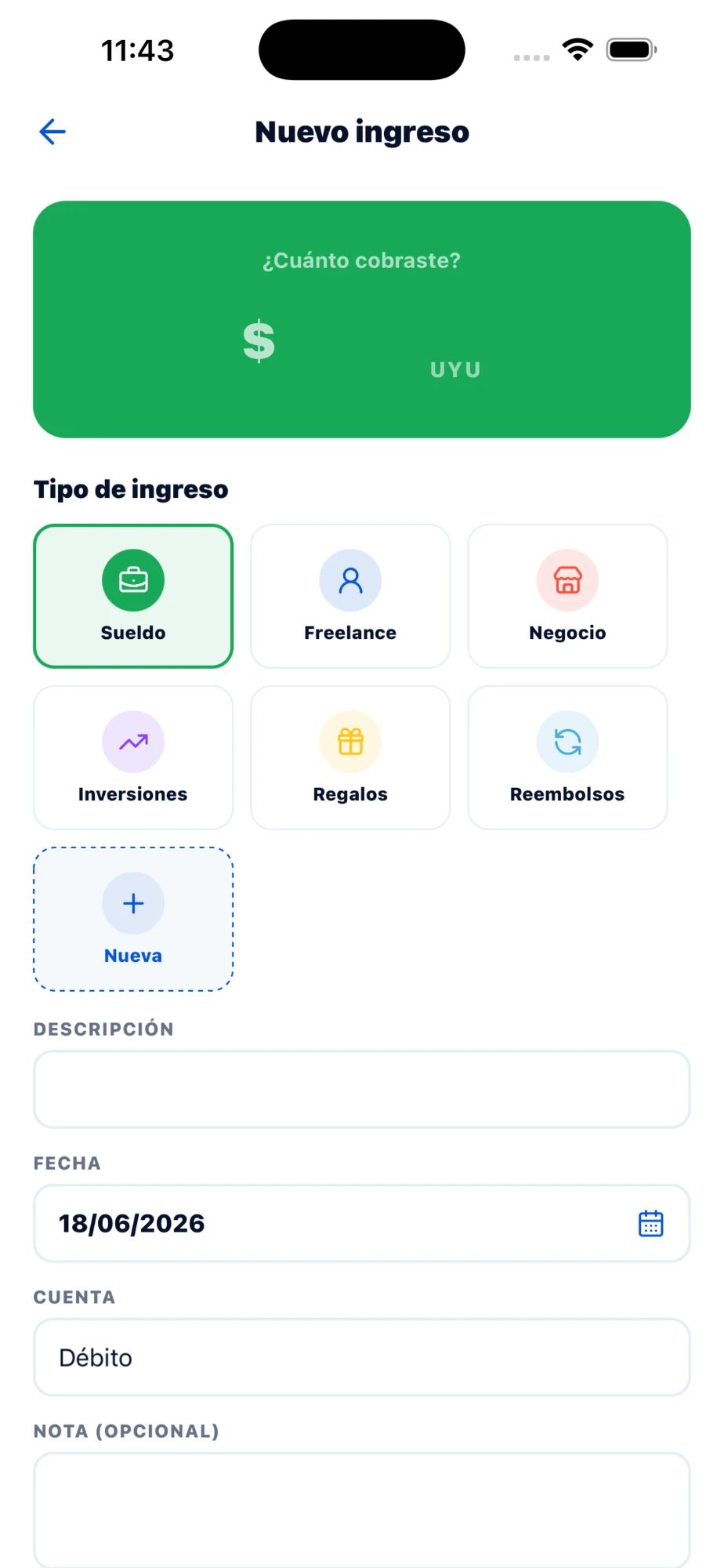 BatMoney – Nuevo ingreso